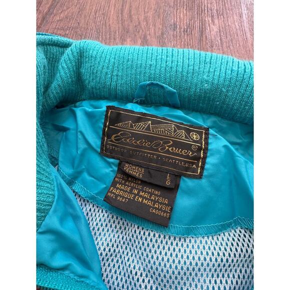 Vintage Eddie Bauer Blue Windbreaker - Picture 2 of 9